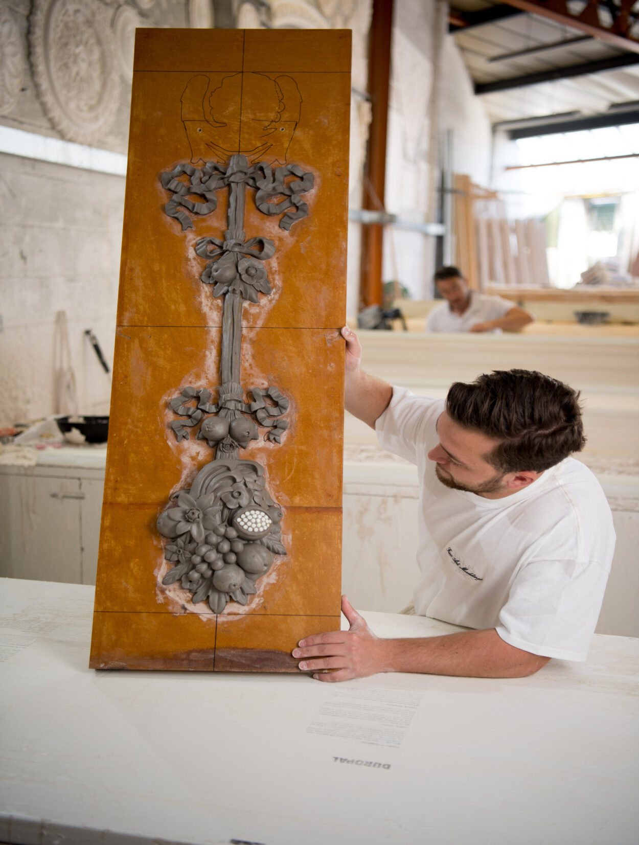 Decorative plasterwork for BAFTA London