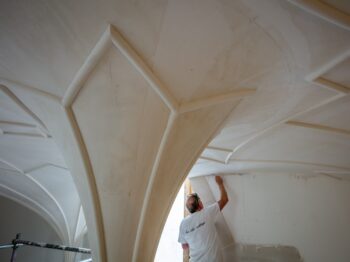 Luxury plaster ceiling installation in Staffordshire